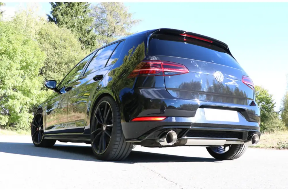 Direkt Vom Hersteller Fox Duplex Auspuff Sportauspuff Komplettanlage für VW Golf VII 2,0l GTI Facelift