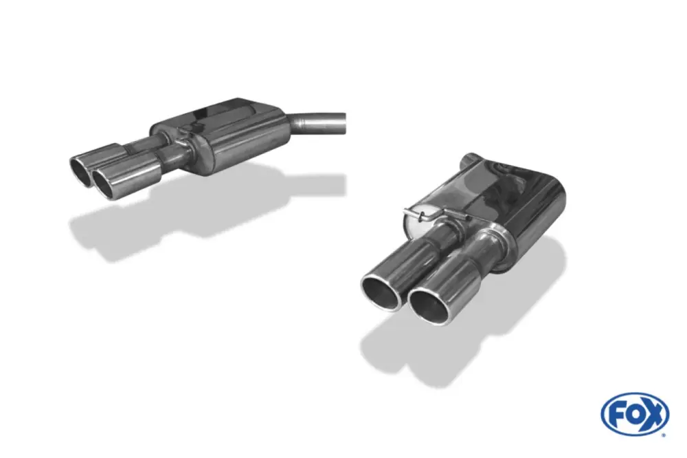 Fox Duplex Auspuff Sportauspuff Endschalldämpfer für Audi A6 4G 3,0 TFSI 220/228 Nur Heute
