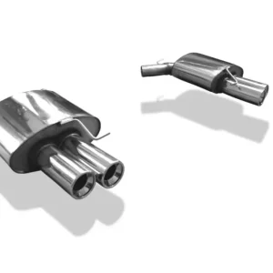Fox Duplex Auspuff Sportauspuff Endschalldämpfer für BMW F10 535d 3.0l D Versand Am Gleichen Tag
