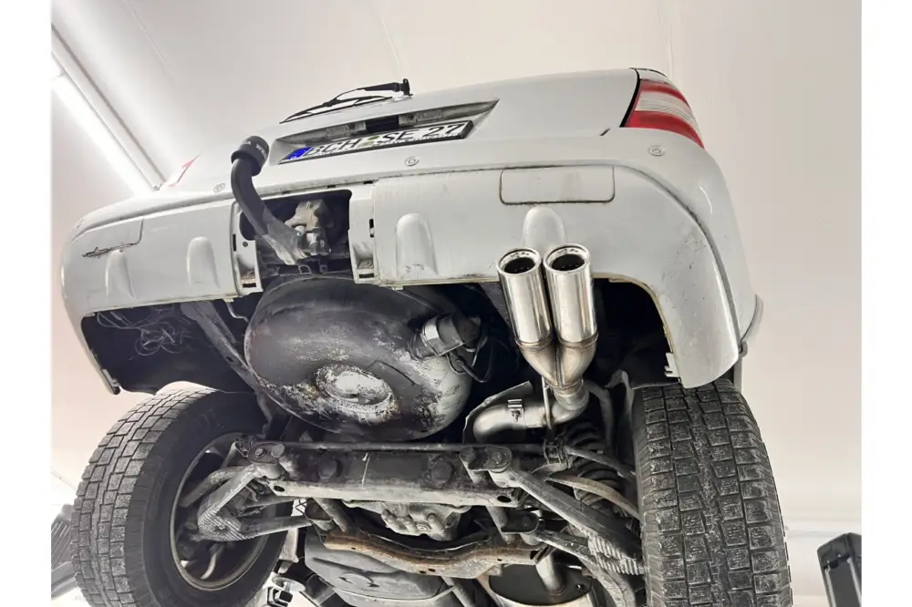 Fox Auspuff Sportauspuff Endschalldämpfer für Mercedes M-Klasse W163 5,0l 215kW Aktuell