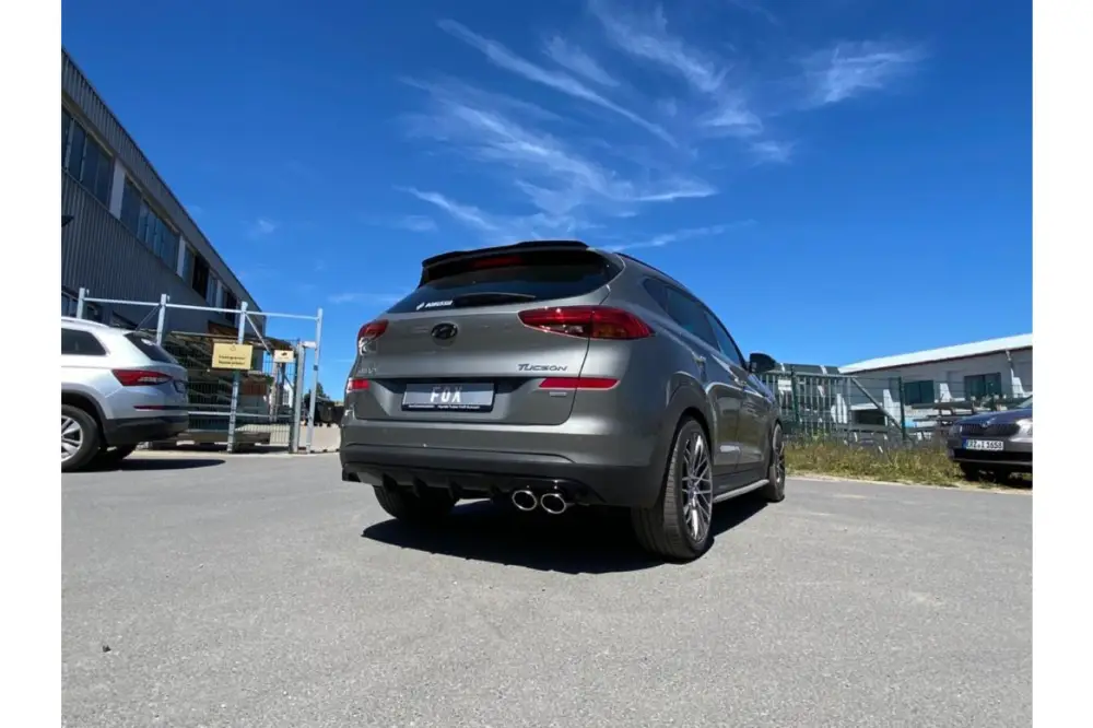 Sichere Zahlung Fox Auspuff Sportauspuff Endschalldämpfer für Hyundai Tucson TLE Diesel 4x4