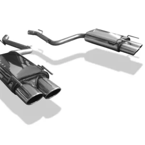 Neue Kollektion Fox Duplex Auspuff Sportauspuff Endschalldämpfer für Mercedes S-Klasse W221
