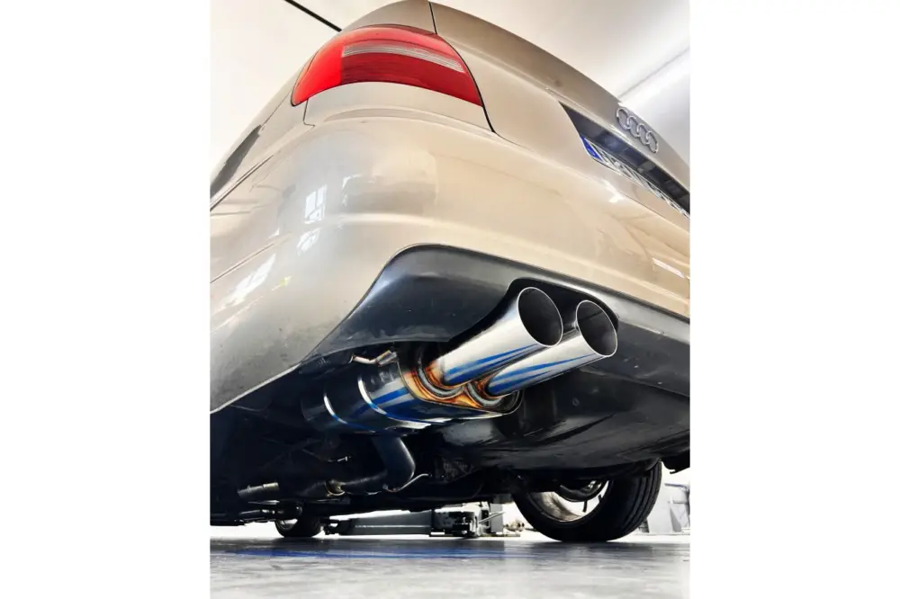 Fox Auspuff Sportauspuff Endschalldämpfer Komplettanlage für Audi S4 B5 2,7l Angebot