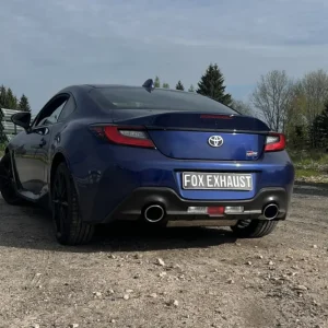 Wochenendangebot Fox Duplex Auspuff Sportauspuff Komplettanlage für Toyota GR86 2,4l 172kW
