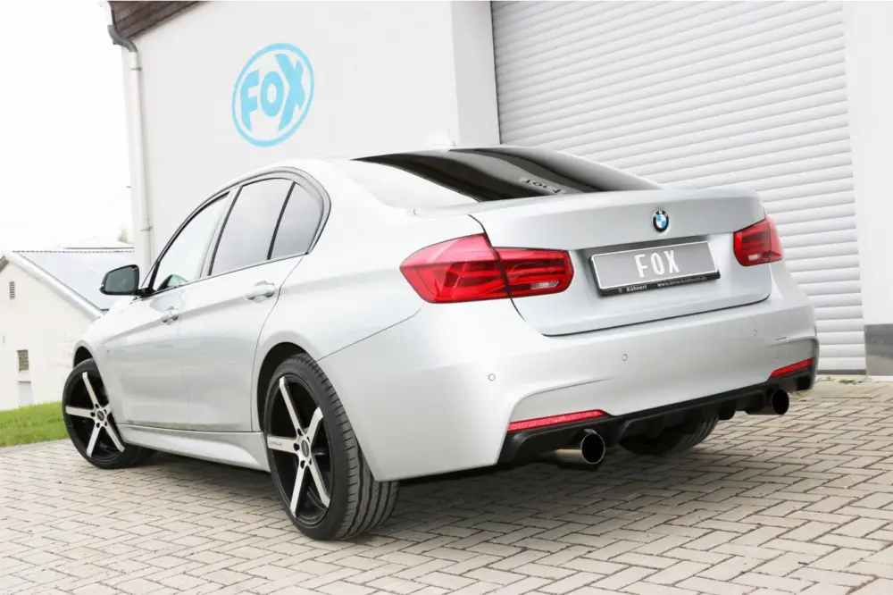 Fox Duplex Auspuff Sportauspuff Endschalldämpfer für BMW F30/31 335d Expressversand