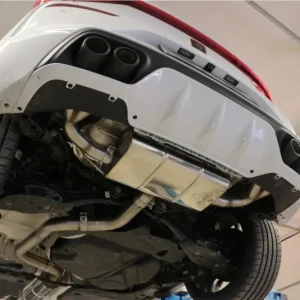 Schneller Versand Fox Duplex Auspuff Sportauspuff Endschalldämpfer für Cupra Leon 4x2 KL 2,0 221kW