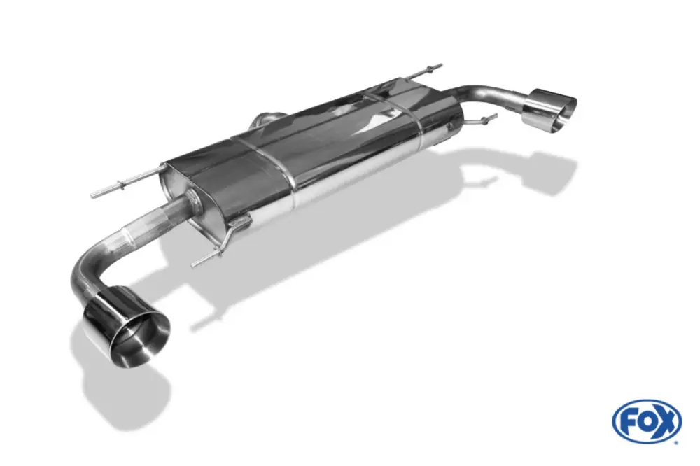 Neuheit Fox Duplex Auspuff Sportauspuff Endschalldämpfer für Mazda CX5 KF 2.0 2.5