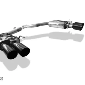 Top-Angebot Fox Duplex Auspuff Sportauspuff Endschalldämpfer für Ford Mustang 6 Facelift 5.0