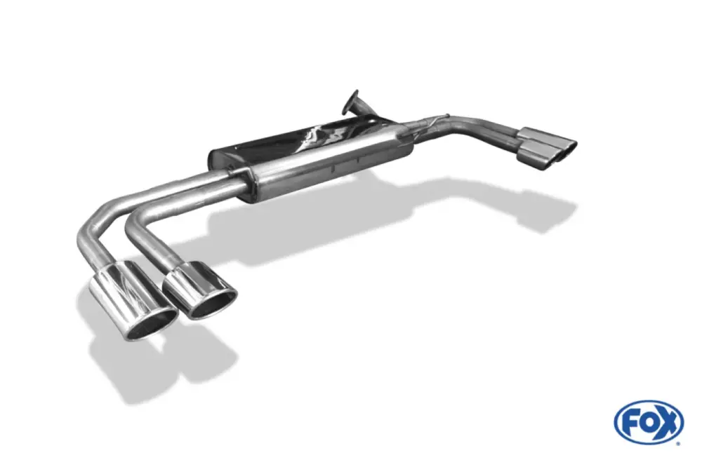 Top-Angebot Fox Duplex Auspuff Sportauspuff Endschalldämpfer für Mercedes V-Klasse W447 2,2l