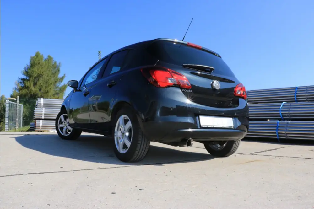 Fox Auspuff Sportauspuff Endschalldämpfer für Opel Corsa E 1.0l 1.2l 1.4l 1.3l Jetzt Kaufen