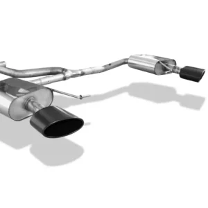 Begrenztes Angebot Fox Duplex Auspuff Sportauspuff Komplettanlage für Seat Leon 5F ST Cupra 300 2.0