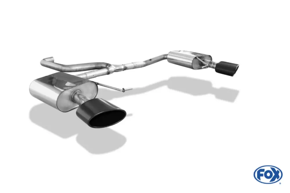 Begrenztes Angebot Fox Duplex Auspuff Sportauspuff Komplettanlage für Seat Leon 5F ST Cupra 300 2.0