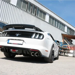 Rabatt Fox Duplex Auspuff Sportauspuff Endschalldämpfer für Ford Mustang 6 Coupe Cabrio