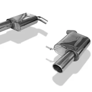 Top-Seller Fox Duplex Auspuff Sportauspuff Endschalldämpfer für VW Passat 3C 4-Motion R36