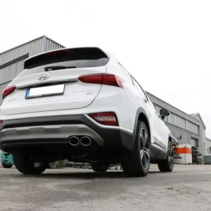 Fox Auspuff Sportauspuff Endschalldämpfer für Hyundai Santa Fe 4x4 TM 2,2l D 147 Aktuell