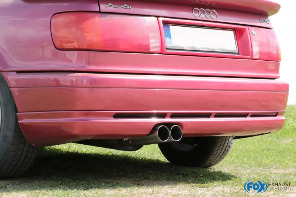 Fox Auspuff Sportauspuff Endschalldämpfer für Audi 80/90 89, B3 Limo Wochenendangebot