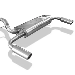 Neue Ware Fox Duplex Auspuff Sportauspuff Endschalldämpfer für Mazda 5 CR1 1.8l 2.0l
