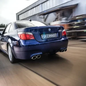 Solange Der Vorrat Reicht Fox Duplex Auspuff Sportauspuff Komplettanlage für BMW E60 M5 5,0l 373kW