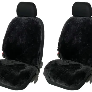 Top-Seller Lammfellbezug Auto echt Lammfell Sitzbezug für PKW mit Seitenairbag anthrazit