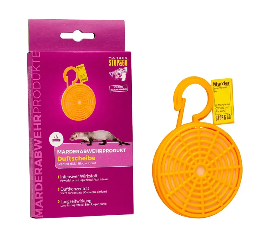 Stop&Go 07510 Duftscheibe Marderschutz Marderabwehr Anti-Marder Duftkörbchen Sonderangebot