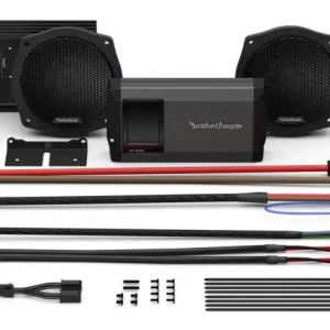 ROCKFORD FOSGATE 16,5 cm Koax Lautsprecher 4 Kanal Verstärker HD9813SG-STG2 Neue Ware