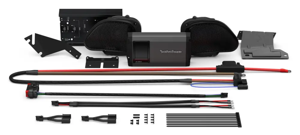 Markenware ROCKFORD FOSGATE Koax Lautsprecher 4 Kanal Verstärker HD9813RG-STG2