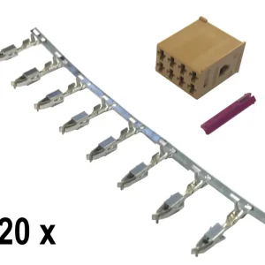 Versand Am Gleichen Tag Quadlock Lautsprecher Stecker mit Crimpeinsätzen zum konfektionieren MPK-QSS