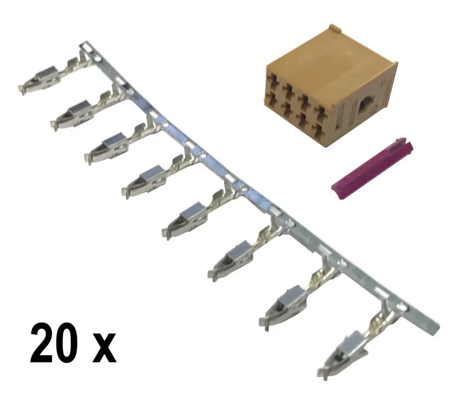 Versand Am Gleichen Tag Quadlock Lautsprecher Stecker mit Crimpeinsätzen zum konfektionieren MPK-QSS