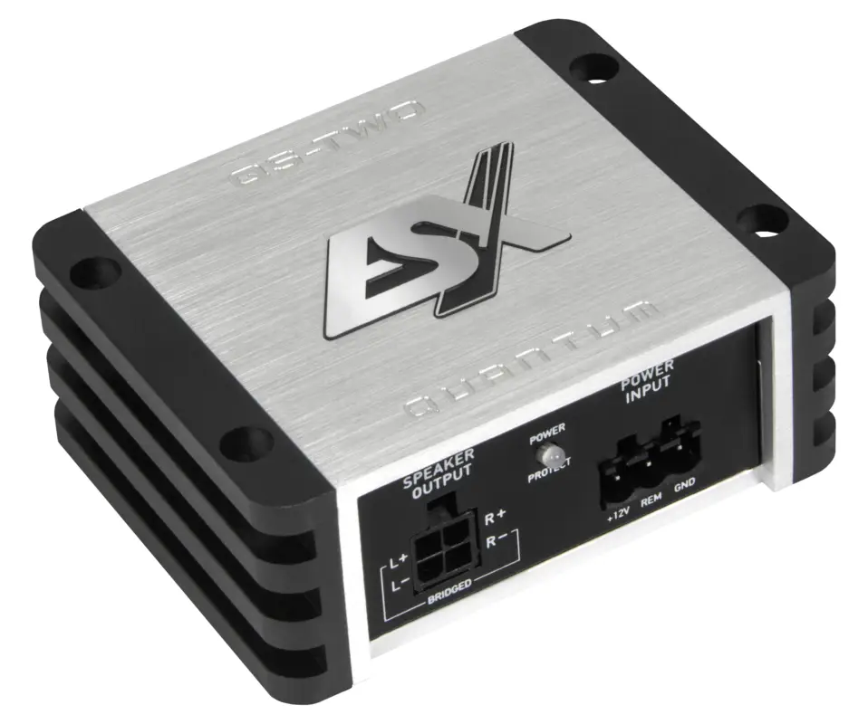 ESX QUANTUM Digital 2 Kanal Endstufe Verstärker Lautsprecher AMP QS-TWO Neue Kollektion
