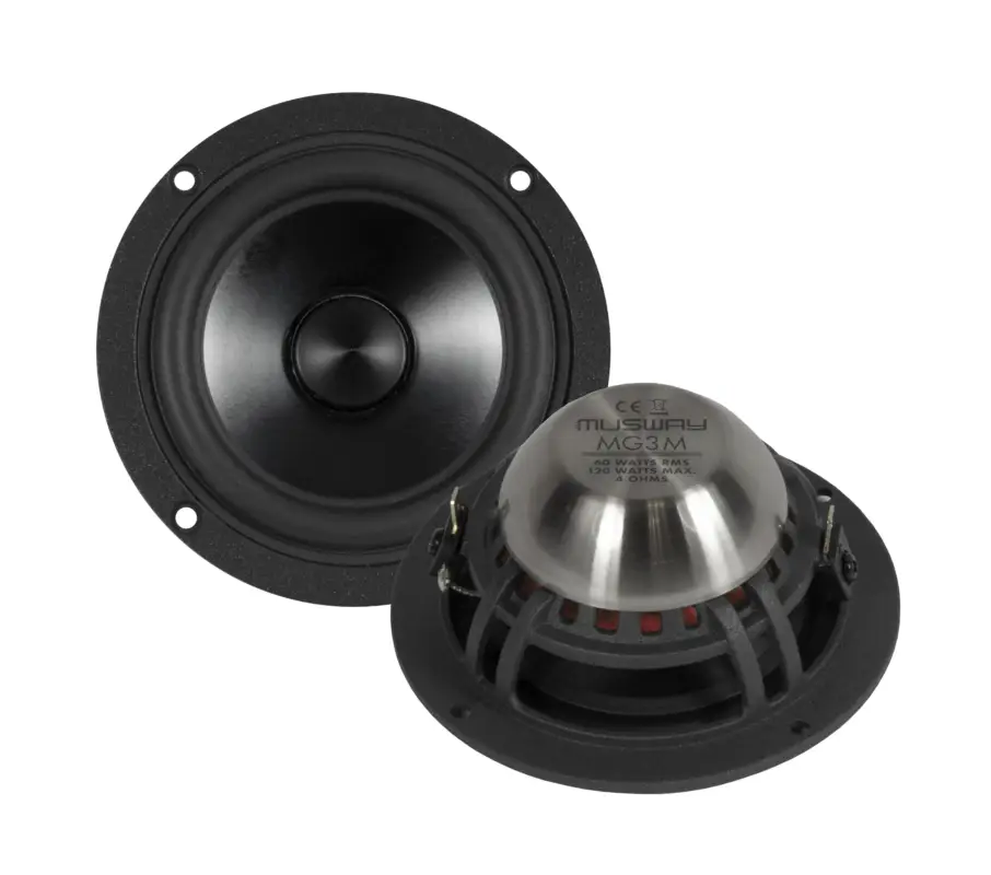 MUSWAY High End Mitteltöner Auto Hifi Lautsprecher Paar 73 mm MG3M Finale Aktion