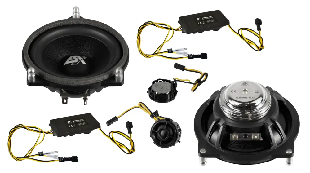 ESX Lautsprecher System Auto Boxen Set Kompo-Kit 10 cm VXM-4.2C Schnäppchen