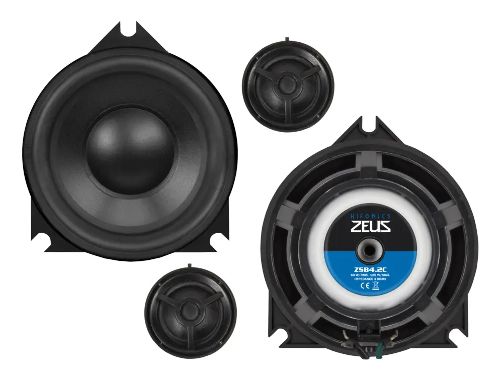 HIFONICS ZEUS 2-Wege Lautsprecher System Kompo 10 cm ZSB-4.2C Sichere Zahlung