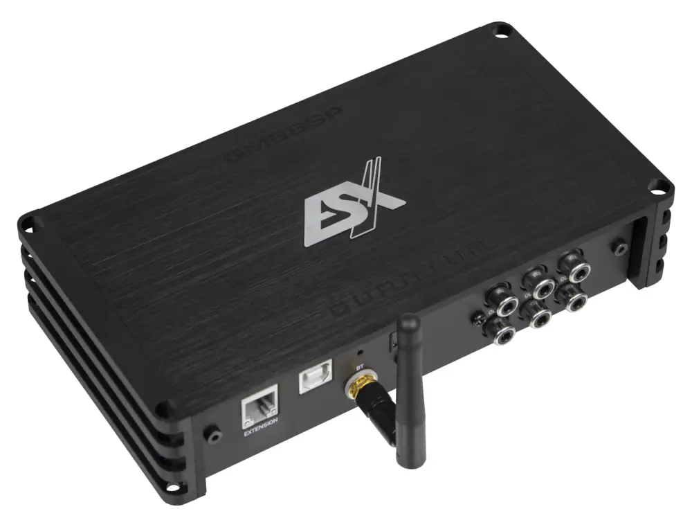 Begrenztes Angebot ESX QUANTUM 6 Kanal Endstufe Verstärker Lautsprecher BT DSP QM66SP