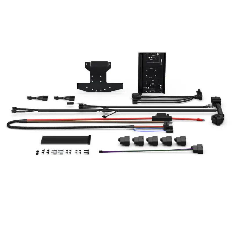 Highlight ROCKFORD FOSGATE Audio Kit Einbau des M5-800x4-Verstärkers RFK-HD14M5