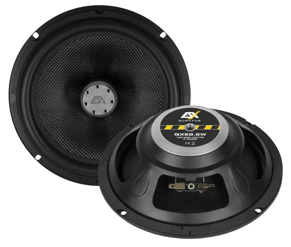 ESX QUANTUM Woofer-Paar Subwoofer Bass Tiefton 20 cm QXE-8.2W Direktkauf