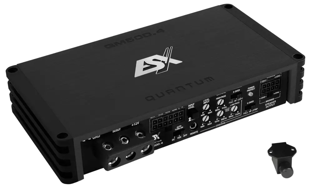 ESX QUANTUM Digital 4 Kanal Endstufe Verstärker Lautsprecher AMP QM500.4 Aktuell