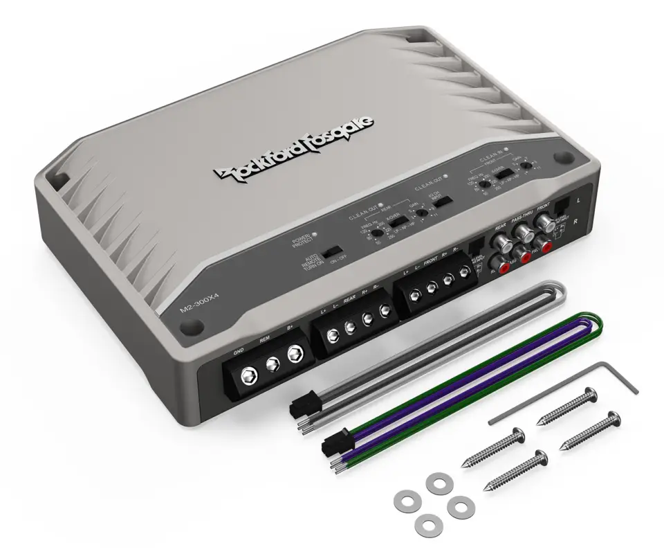 ROCKFORD PRIME 4 Kanal Endstufe Verstärker Lautsprecher Amp M2-300x4 Rabatt