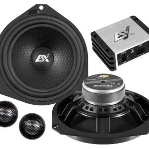 ESX QUANTUM Aktives Komposet Lautsprecher Verstärker Kit 16 cm QXFA-6.2C Billig