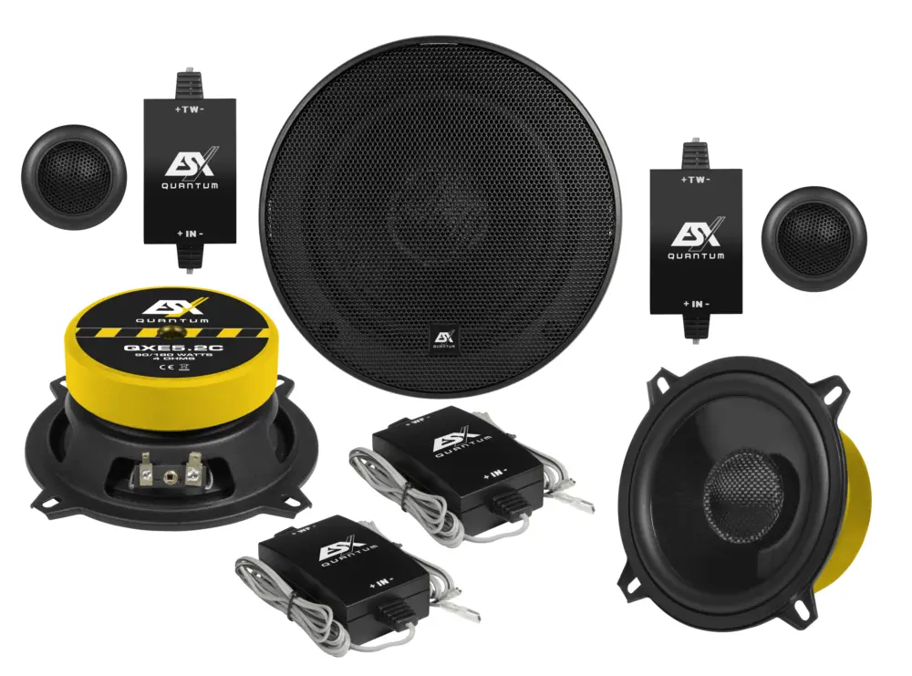 ESX QUANTUM 2-Wege Lautsprecher System Kompo 13 cm QXE-5.2C Garantierte Lieferung