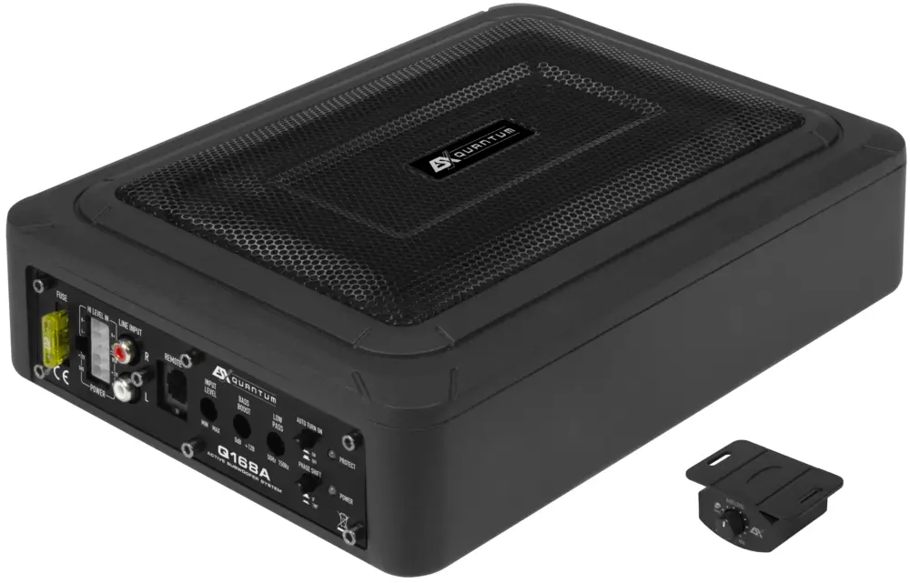 ESX QUANTUM Untersitz Aktiv Subwoofer Bass 6x8 Q-168A Expressversand