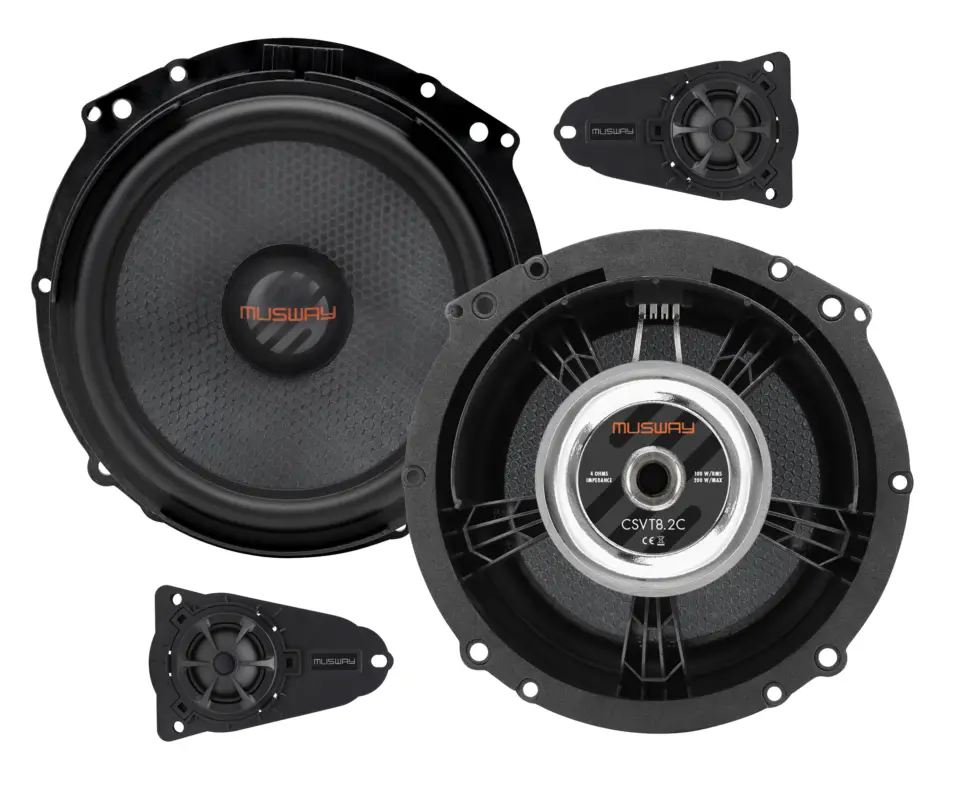 MUSWAY VW T5/6 Kompo-Kit Lautsprecher System 20 cm CSVT-8.2C Schnäppchen