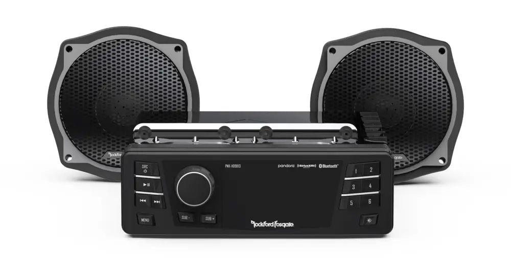 Meistverkauft ROCKFORD FOSGATE Koax Lautsprecher Multi Media Receiver für HD™ 98-13 Modelle