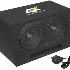 ESX DBX Dual Aktiv-Reflexbox Subwoofer Bass Gehäuse DBX-206A Letzte Chance