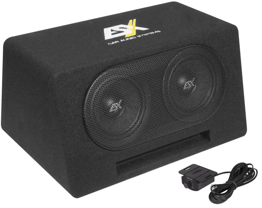 ESX DBX Dual Aktiv-Reflexbox Subwoofer Bass Gehäuse DBX-206A Letzte Chance