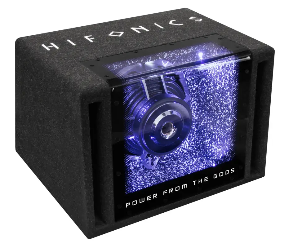 HIFONICS Single-Bandpass Subwoofer Kiste klein Bassbox Auto ZX8-BP Sichere Zahlung
