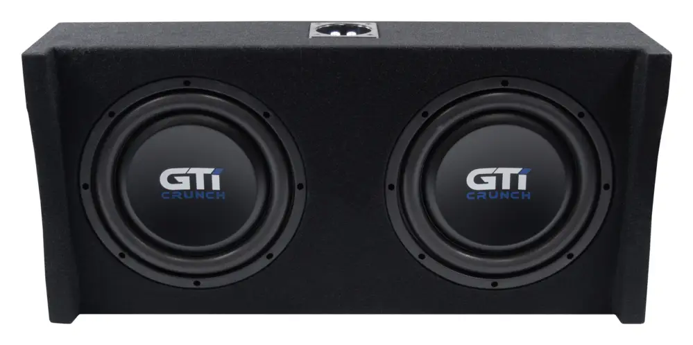 CRUNCH 25cm Downfire-Box Lautsprecher Subwoofer GTI250S Echt