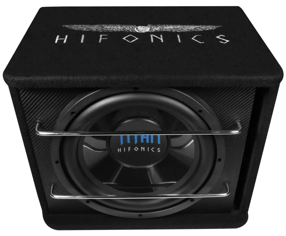 Top-Angebot HIFONICS Aktiv Subwoofer Bass Endstufe Verstärker Single-Bassreflexbox TSA-300R