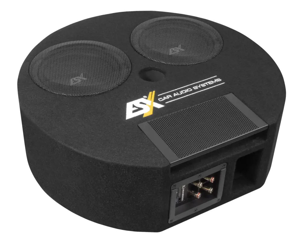 ESX DBX Dual Reserverad Reflexbox Bass Gehäuse DBX-800Q Markenprodukt