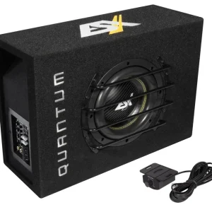 ESX QUANTUM Aktiv Active Subwoofer Bass Gehäuse mit Endstufe Verstärker QXB-8A Angebot