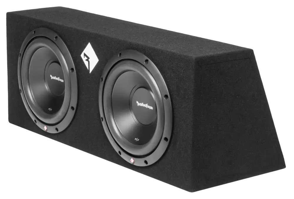 Nur Heute ROCKFORD PRIME Subwoofer Subbox Bass Gehäuse R2-2X10